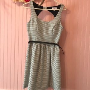 Black and white dress